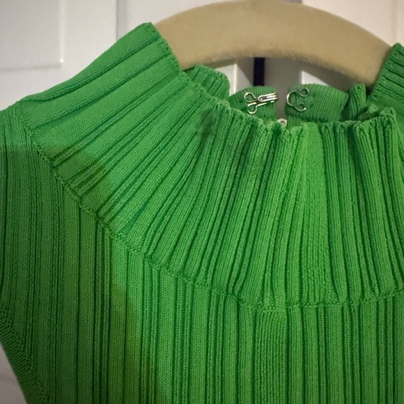 Hervé Léger 2021 Green Ribbed Crop Top • Size M • Designer - Picture 8 of 10